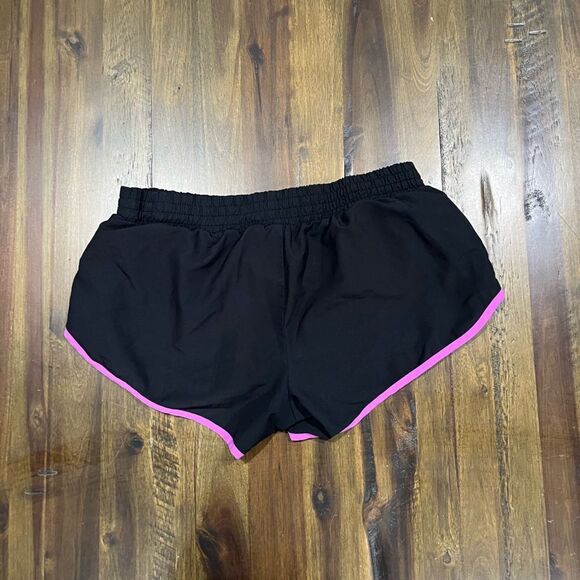 Old Navy Track Shorts Black Hot Pink - Picture 2 of 6